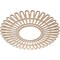 Ekena Millwork Cornelius Wood Fretwork Pierced Ceiling Medallion, Alder, 38"OD x 14 1/8"ID x 1/4"T CMWP38X0250CRAL - alternate 4